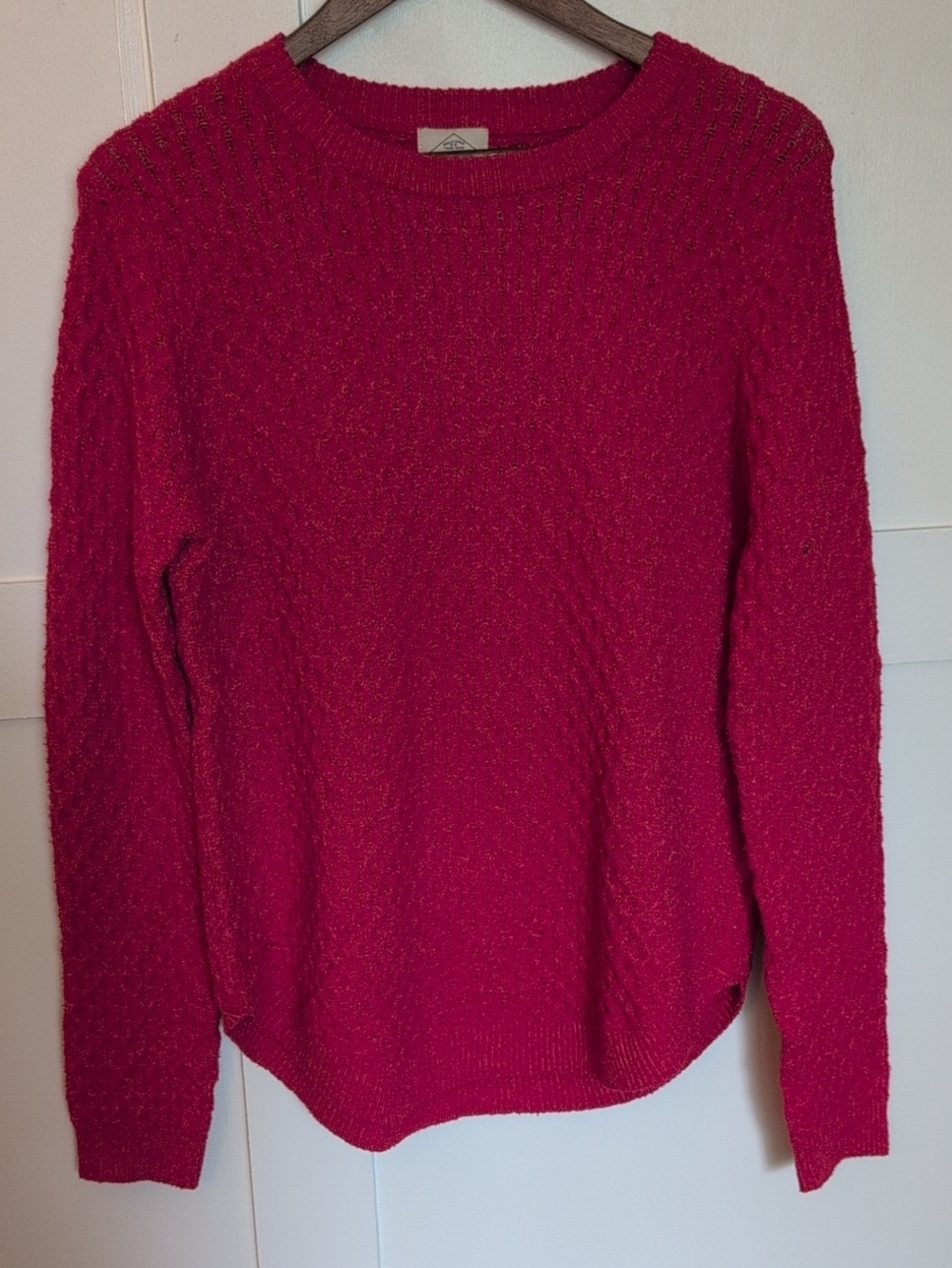 St. John's Bay Bright Red Crewneck Sweater